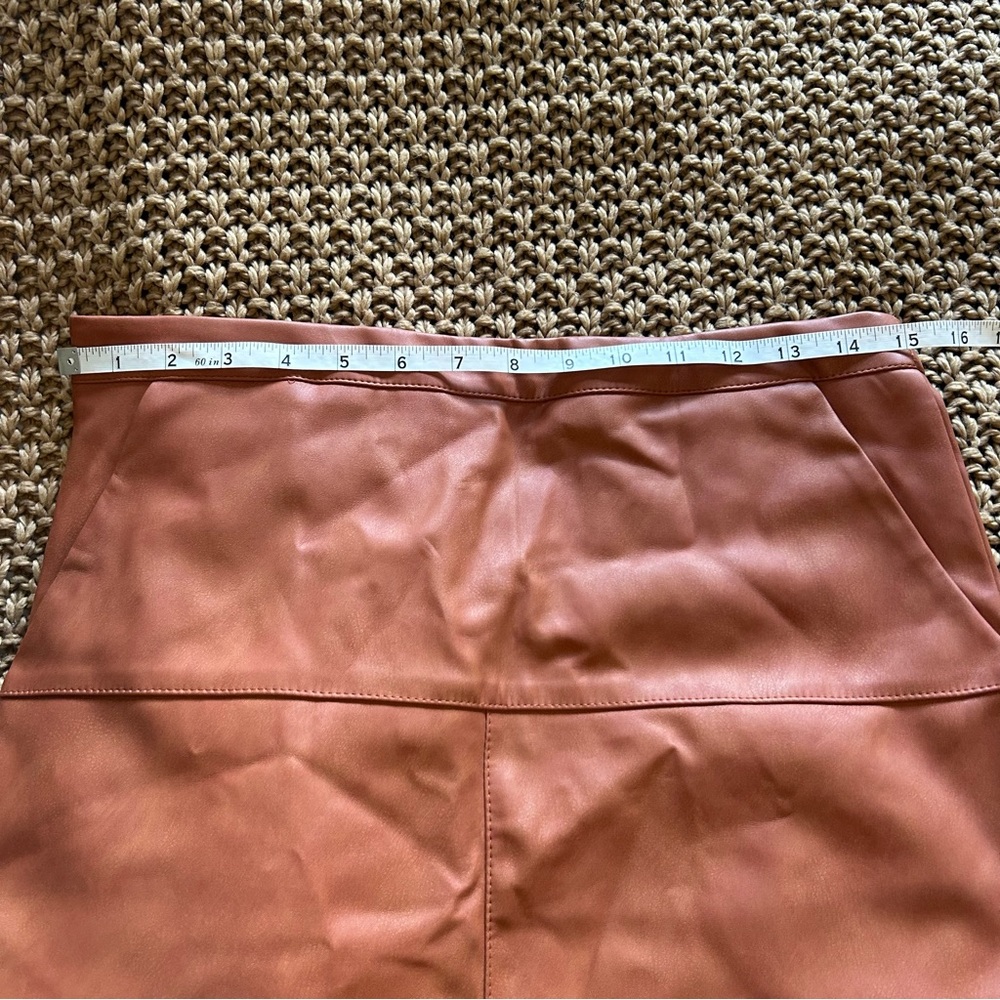 Shinestar Rust Mini Skirt - Picture 5 of 5